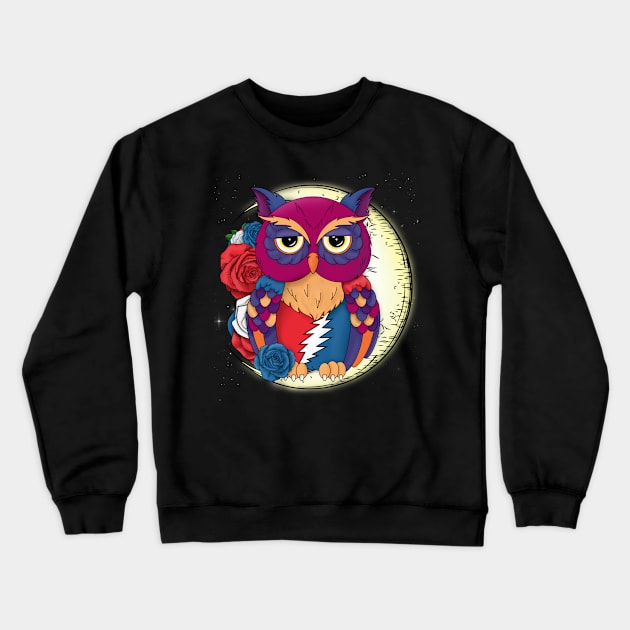 The Grateful Owl Crewneck Sweatshirt by Watson Creations